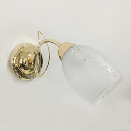 Бра 8100/1 золото 1х40W E14 h160